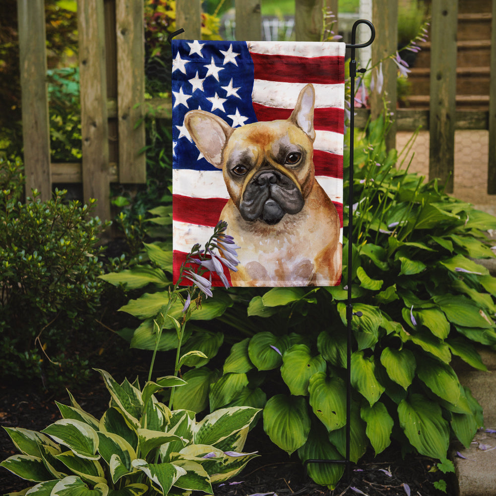 French Bulldog Patriotic Garden Flag Mailbox Decorative Yard Banner Outside Patio Artwork for Flower Beds, Garden Size, Multicolor
