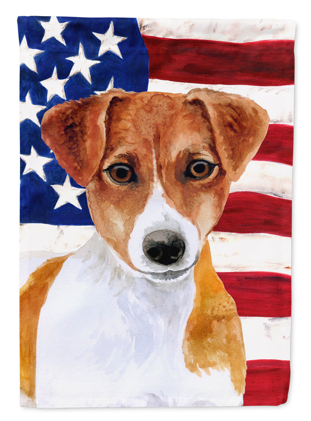 Jack Russell Terrier Patriotic Garden Flag Mailbox Decorative Yard Banner Outside Patio Artwork for Flower Beds, Garden Size, Multicolor