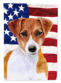 Jack Russell Terrier Patriotic Garden Flag Mailbox Decorative Yard Banner Outside Patio Artwork for Flower Beds, Garden Size, Multicolor