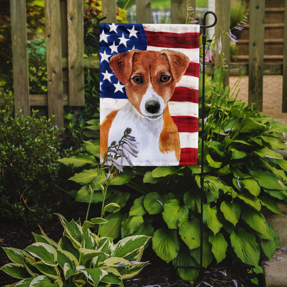 Jack Russell Terrier Patriotic Garden Flag Mailbox Decorative Yard Banner Outside Patio Artwork for Flower Beds, Garden Size, Multicolor