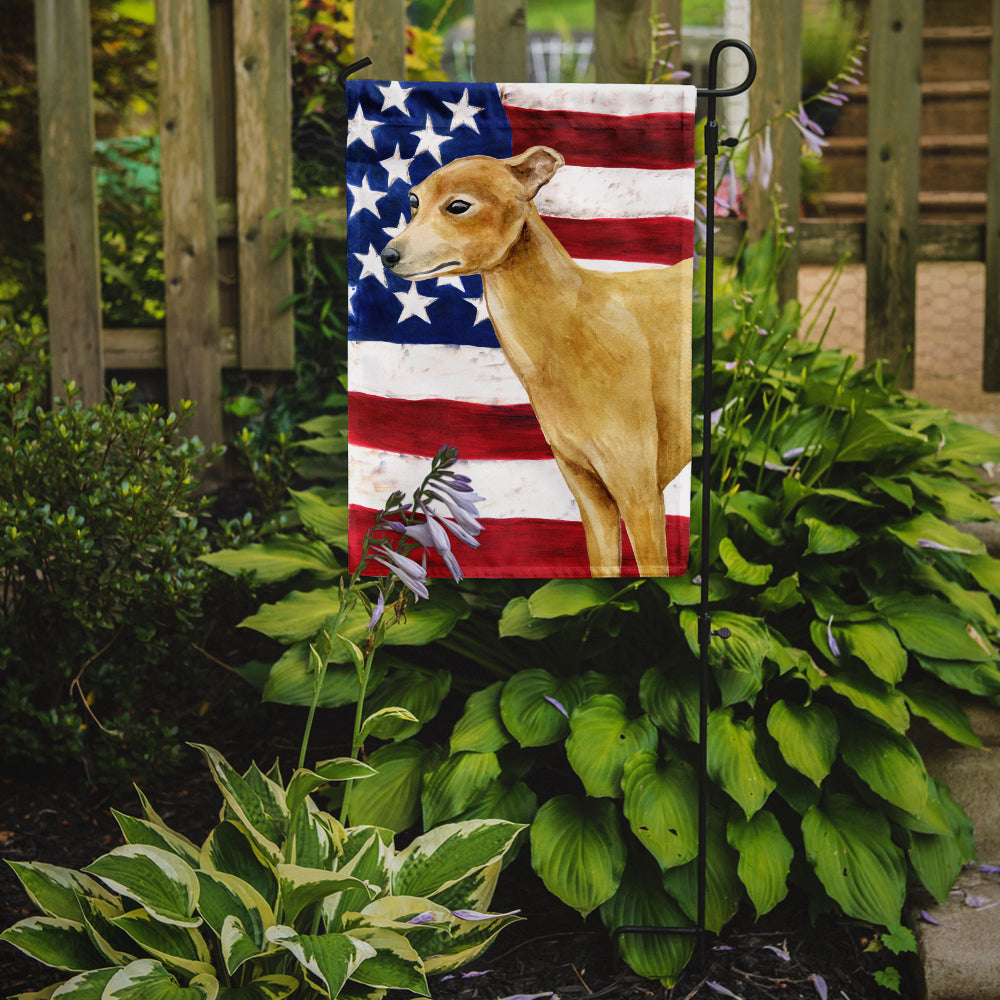 Italian Greyhound Patriotic Garden Flag Mailbox Decorative Yard Banner Outside Patio Artwork for Flower Beds, Garden Size, Multicolor