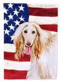 Afghan Hound Patriotic Garden Flag Mailbox Decorative Yard Banner Outside Patio Artwork for Flower Beds, Garden Size, Multicolor