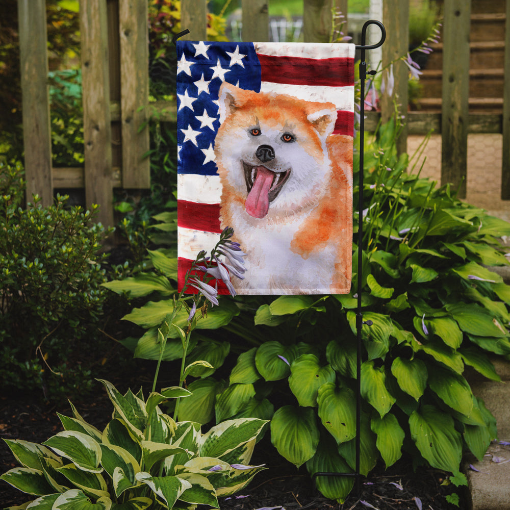 Akita Patriotic Garden Flag Mailbox Decorative Yard Banner Outside Patio Artwork for Flower Beds, Garden Size, Multicolor
