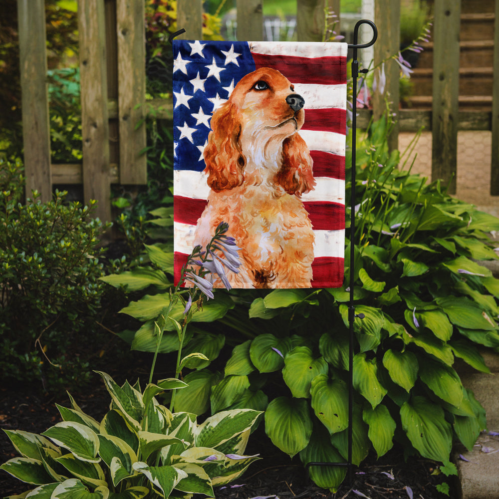Cocker Spaniel Patriotic Garden Flag Mailbox Decorative Yard Banner Outside Patio Artwork for Flower Beds, Garden Size, Multicolor