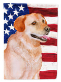 Labrador Retriever Patriotic Garden Flag Mailbox Decorative Yard Banner Outside Patio Artwork for Flower Beds, Garden Size, Multicolor