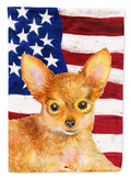 Toy Terrier Patriotic Garden Flag Mailbox Decorative Yard Banner Outside Patio Artwork for Flower Beds, Garden Size, Multicolor