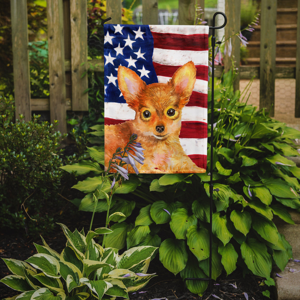 Toy Terrier Patriotic Garden Flag Mailbox Decorative Yard Banner Outside Patio Artwork for Flower Beds, Garden Size, Multicolor
