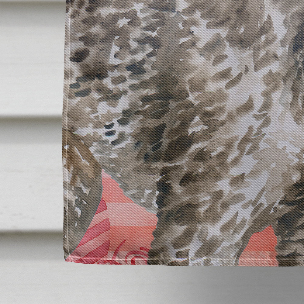 German Shorthaired Pointer Love Flag Canvas House Size BB9728CHF
