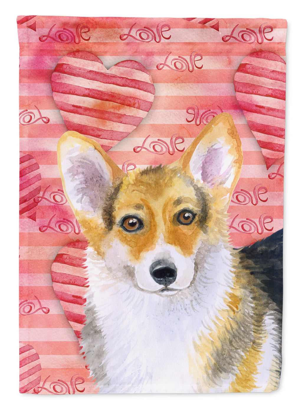 Pembroke Corgi Love Garden Flag Mailbox Decorative Yard Banner Outside Patio Artwork for Flower Beds, Garden Size, Multicolor