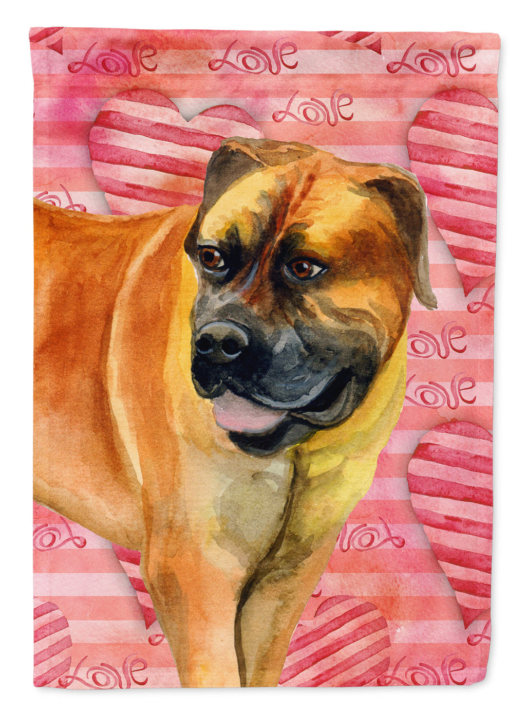 Boerboel Mastiff Love Garden Flag Mailbox Decorative Yard Banner Outside Patio Artwork for Flower Beds, Garden Size, Multicolor