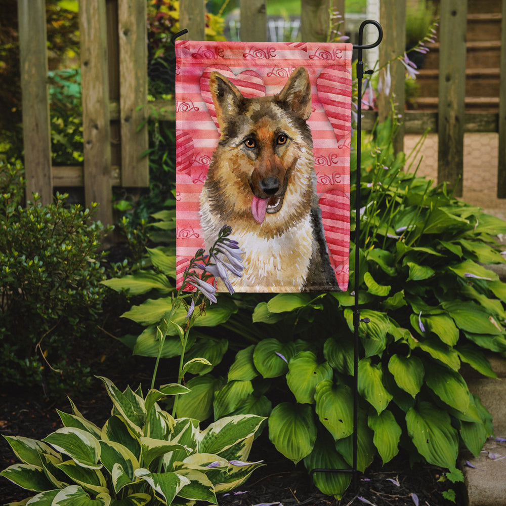 German Shepherd Love Garden Flag Mailbox Decorative Yard Banner Outside Patio Artwork for Flower Beds, Garden Size, Multicolor
