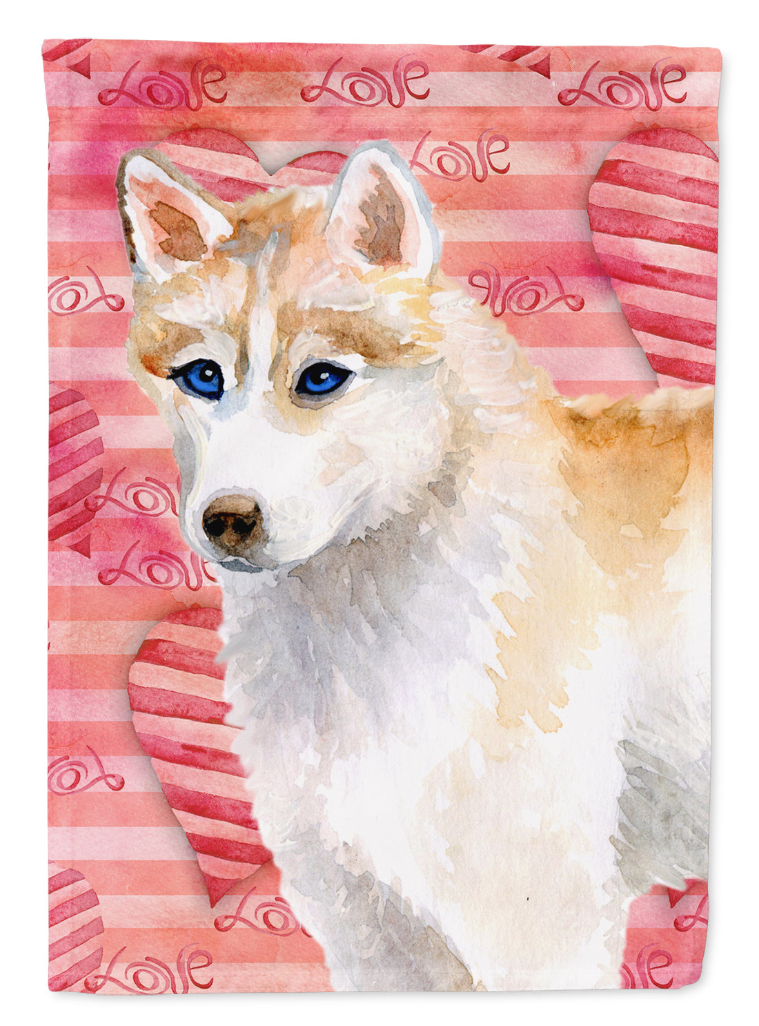 Siberian Husky Love Garden Flag Mailbox Decorative Yard Banner Outside Patio Artwork for Flower Beds, Garden Size, Multicolor