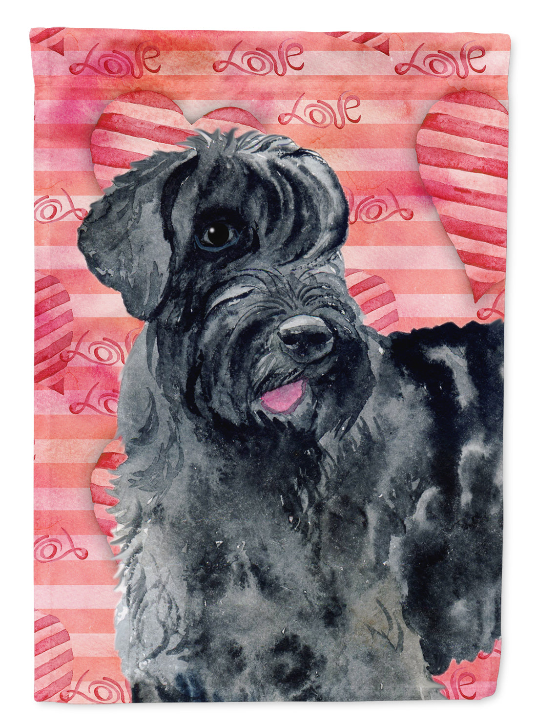 Giant Schnauzer Love Garden Flag Mailbox Decorative Yard Banner Outside Patio Artwork for Flower Beds, Garden Size, Multicolor