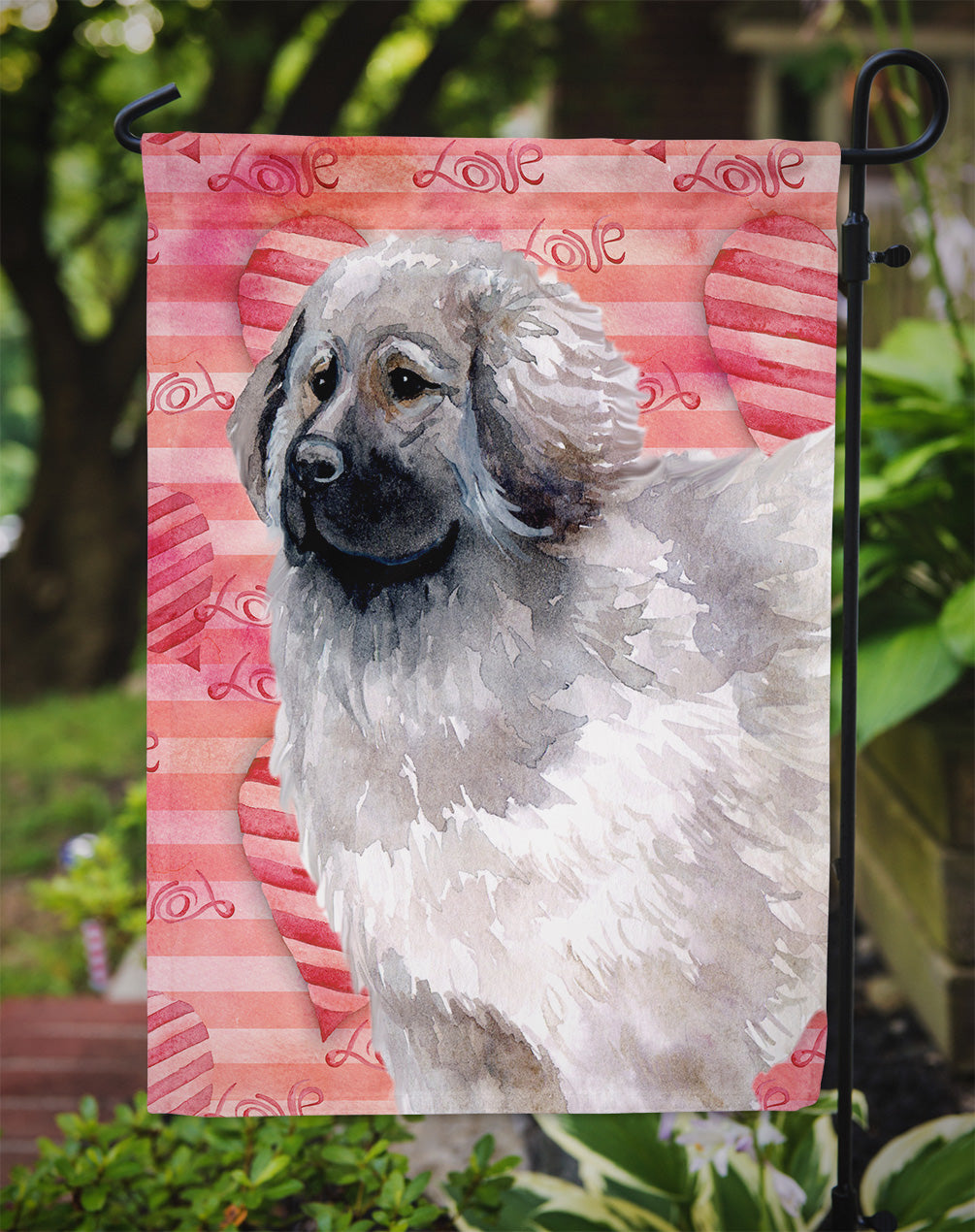Moscow Watchdog Love Garden Flag Mailbox Decorative Yard Banner Outside Patio Artwork for Flower Beds, Garden Size, Multicolor