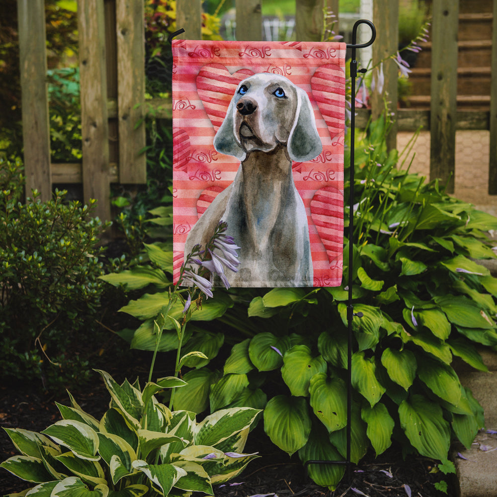 Weimaraner Love Garden Flag Mailbox Decorative Yard Banner Outside Patio Artwork for Flower Beds, Garden Size, Multicolor