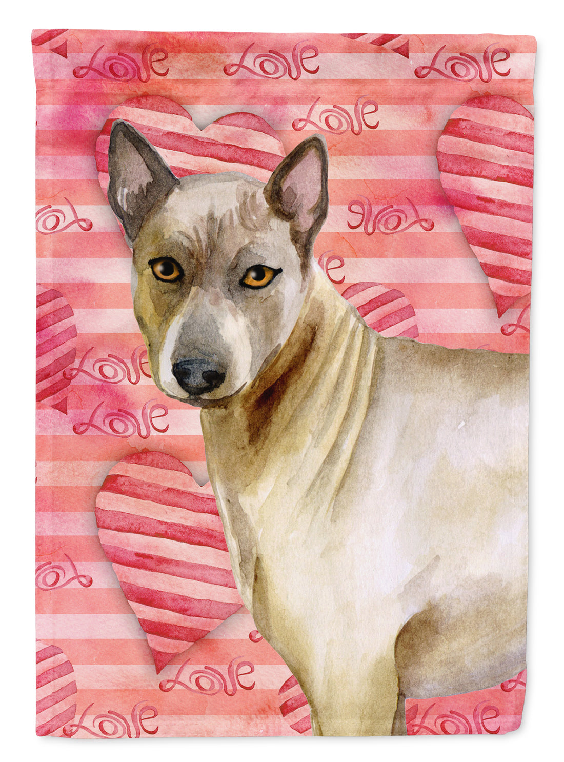 Thai Ridgeback Love Garden Flag Mailbox Decorative Yard Banner Outside Patio Artwork for Flower Beds, Garden Size, Multicolor