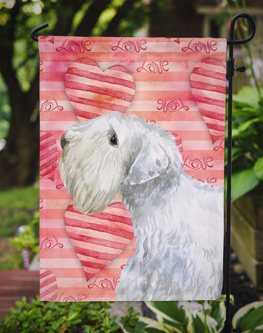 Sealyham Terrier Love Garden Flag Mailbox Decorative Yard Banner Outside Patio Artwork for Flower Beds, Garden Size, Multicolor