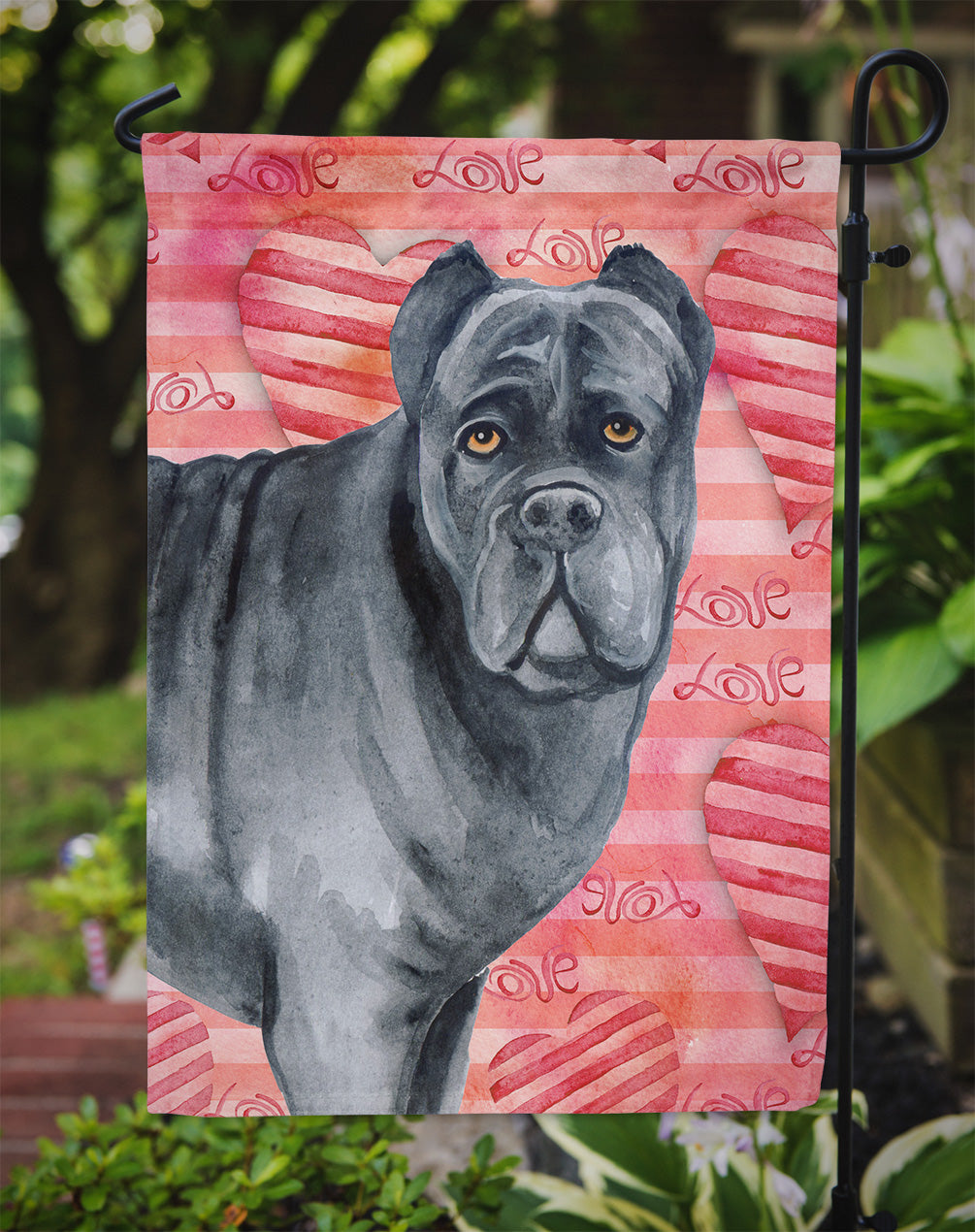 Cane Corso Love Garden Flag Mailbox Decorative Yard Banner Outside Patio Artwork for Flower Beds, Garden Size, Multicolor