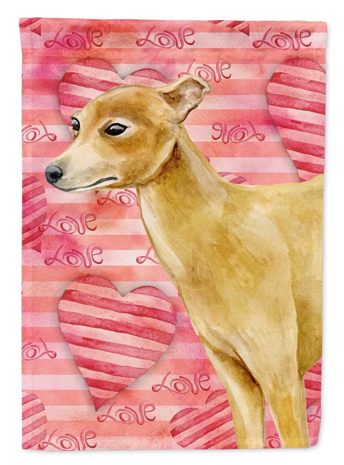 Italian Greyhound Love Garden Flag Mailbox Decorative Yard Banner Outside Patio Artwork for Flower Beds, Garden Size, Multicolor