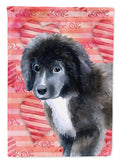Newfoundland Puppy Love Garden Flag Mailbox Decorative Yard Banner Outside Patio Artwork for Flower Beds, Garden Size, Multicolor