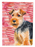 Welsh Terrier Love Garden Flag Mailbox Decorative Yard Banner Outside Patio Artwork for Flower Beds, Garden Size, Multicolor