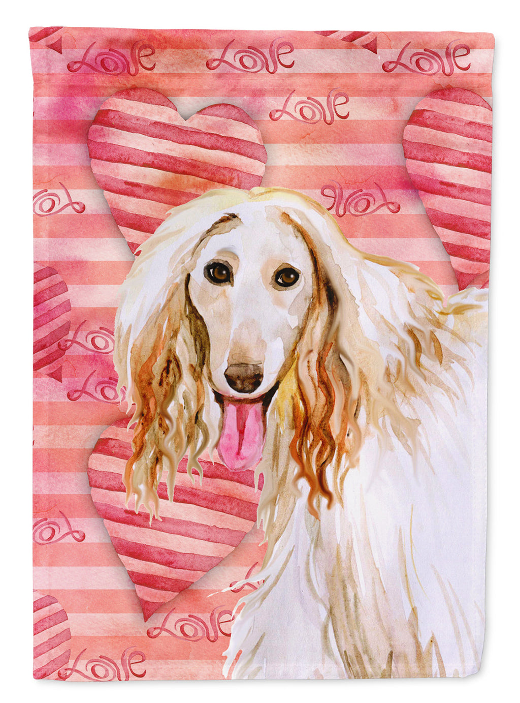 Afghan Hound Love Garden Flag Mailbox Decorative Yard Banner Outside Patio Artwork for Flower Beds, Garden Size, Multicolor