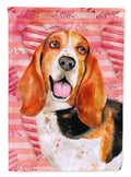 Basset Hound Love Garden Flag Mailbox Decorative Yard Banner Outside Patio Artwork for Flower Beds, Garden Size, Multicolor