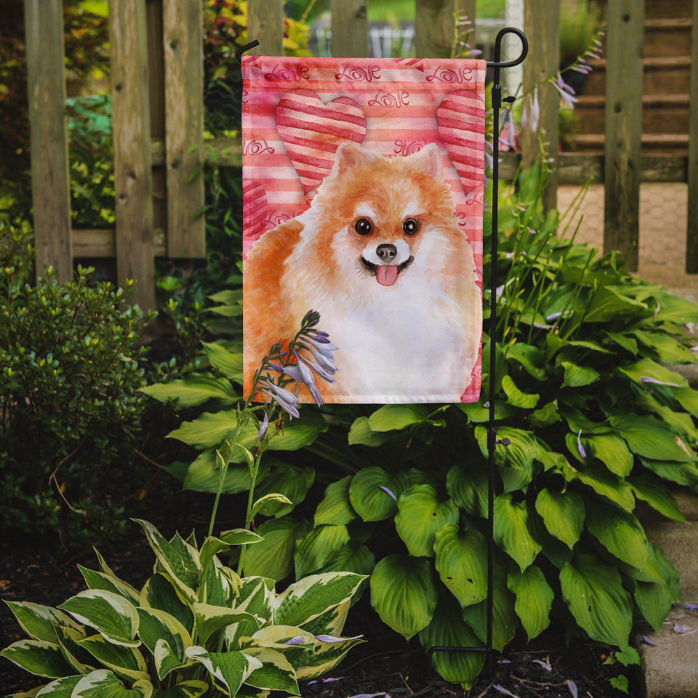 Pomeranian #2 Love Garden Flag Mailbox Decorative Yard Banner Outside Patio Artwork for Flower Beds, Garden Size, Multicolor