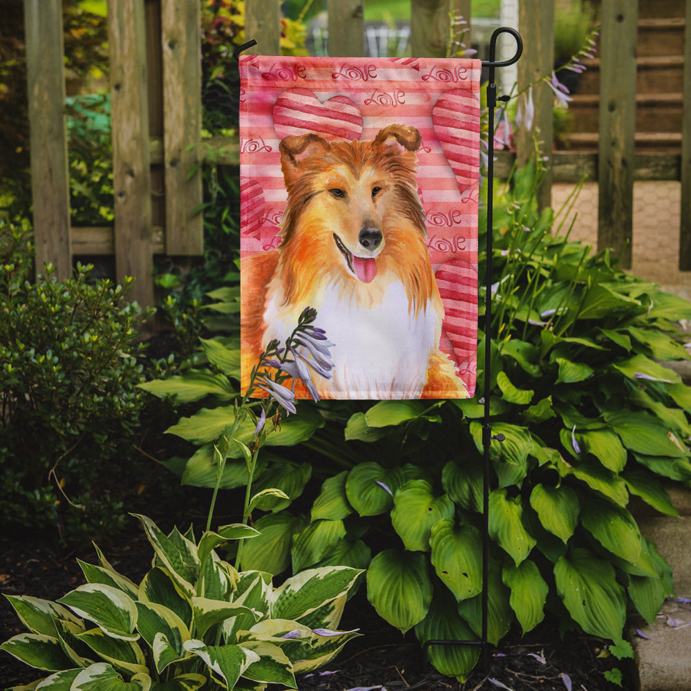 Sheltie Love Garden Flag Mailbox Decorative Yard Banner Outside Patio Artwork for Flower Beds, Garden Size, Multicolor