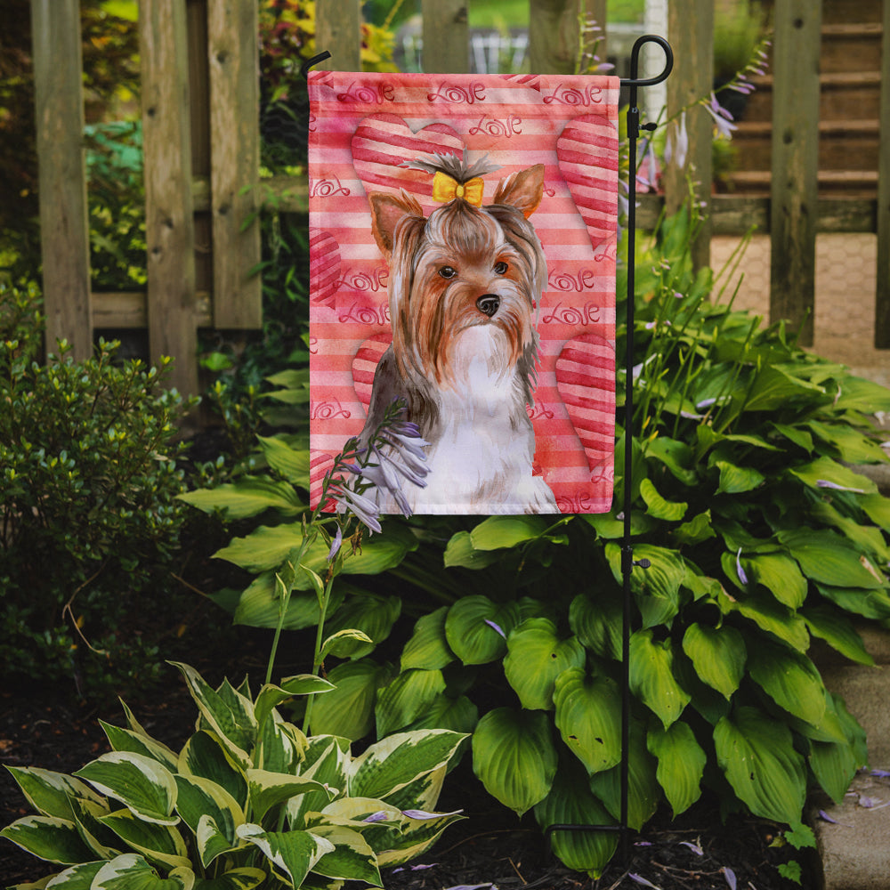 Yorkshire Terrier #2 Love Garden Flag Mailbox Decorative Yard Banner Outside Patio Artwork for Flower Beds, Garden Size, Multicolor