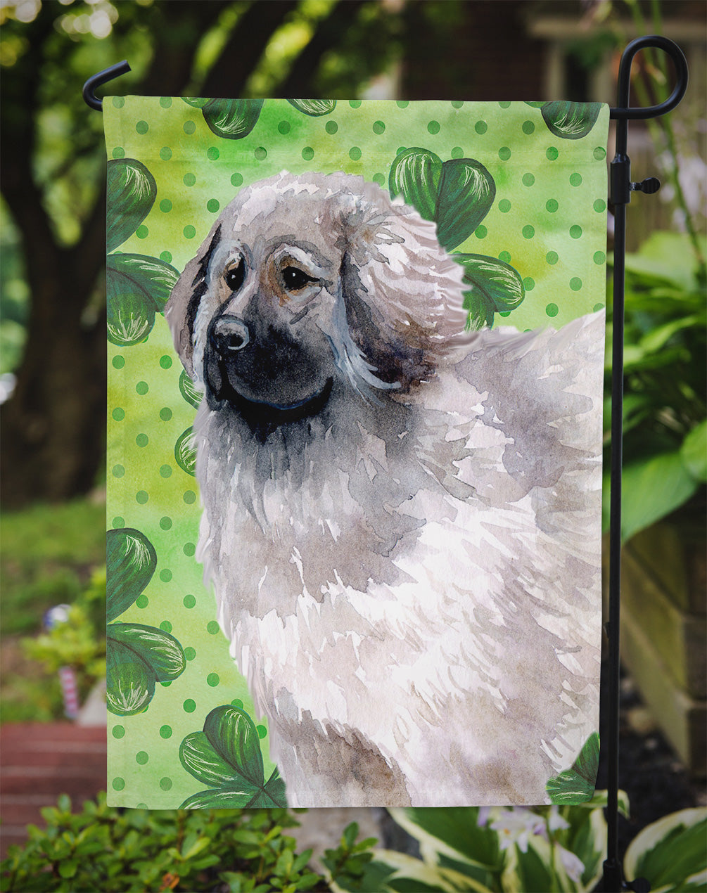 Moscow Watchdog St Patrick's Garden Flag Mailbox Decorative Yard Banner Outside Patio Artwork for Flower Beds, Garden Size, Multicolor