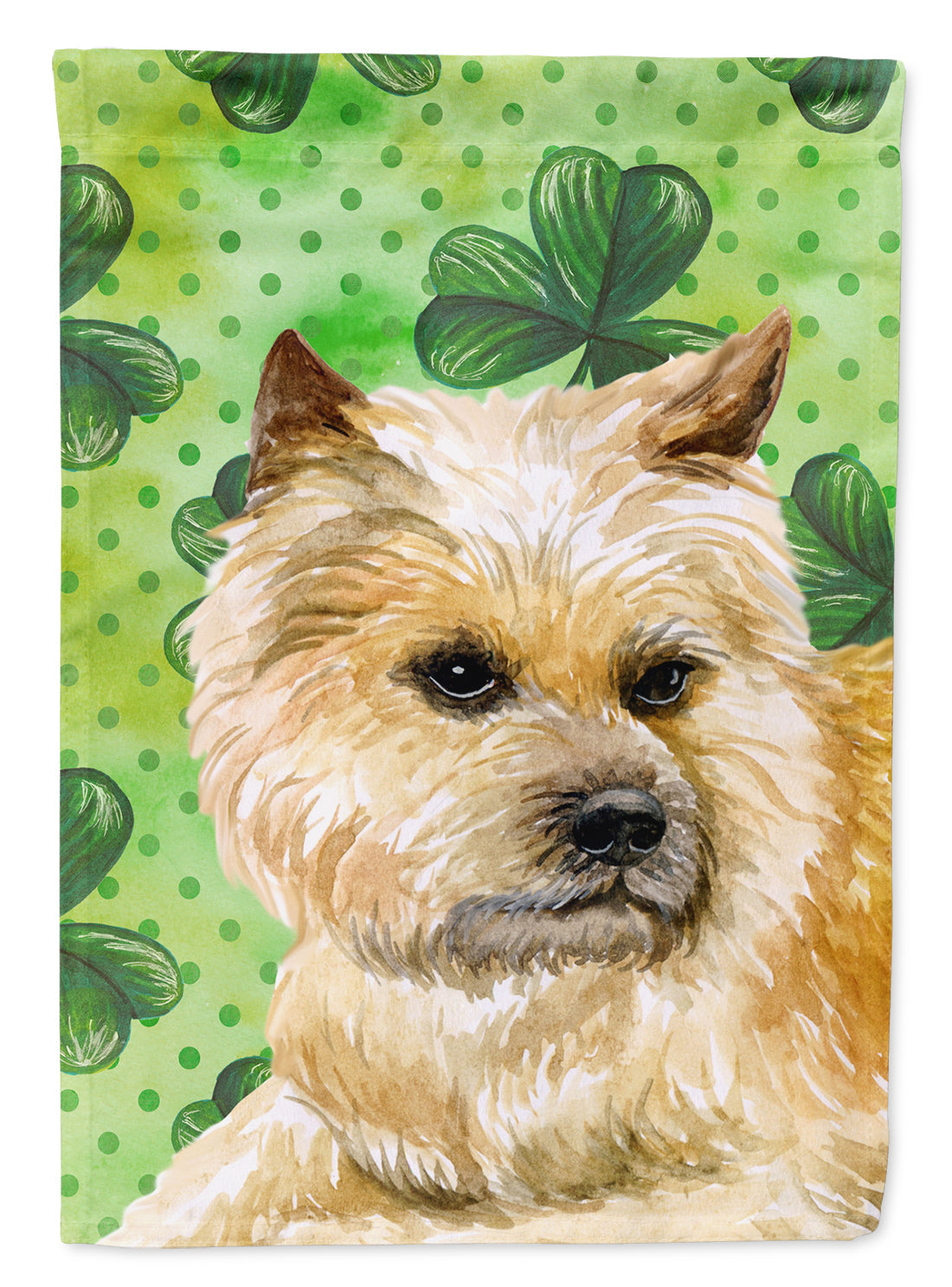 Cairn Terrier St Patrick's Garden Flag Mailbox Decorative Yard Banner Outside Patio Artwork for Flower Beds, Garden Size, Multicolor