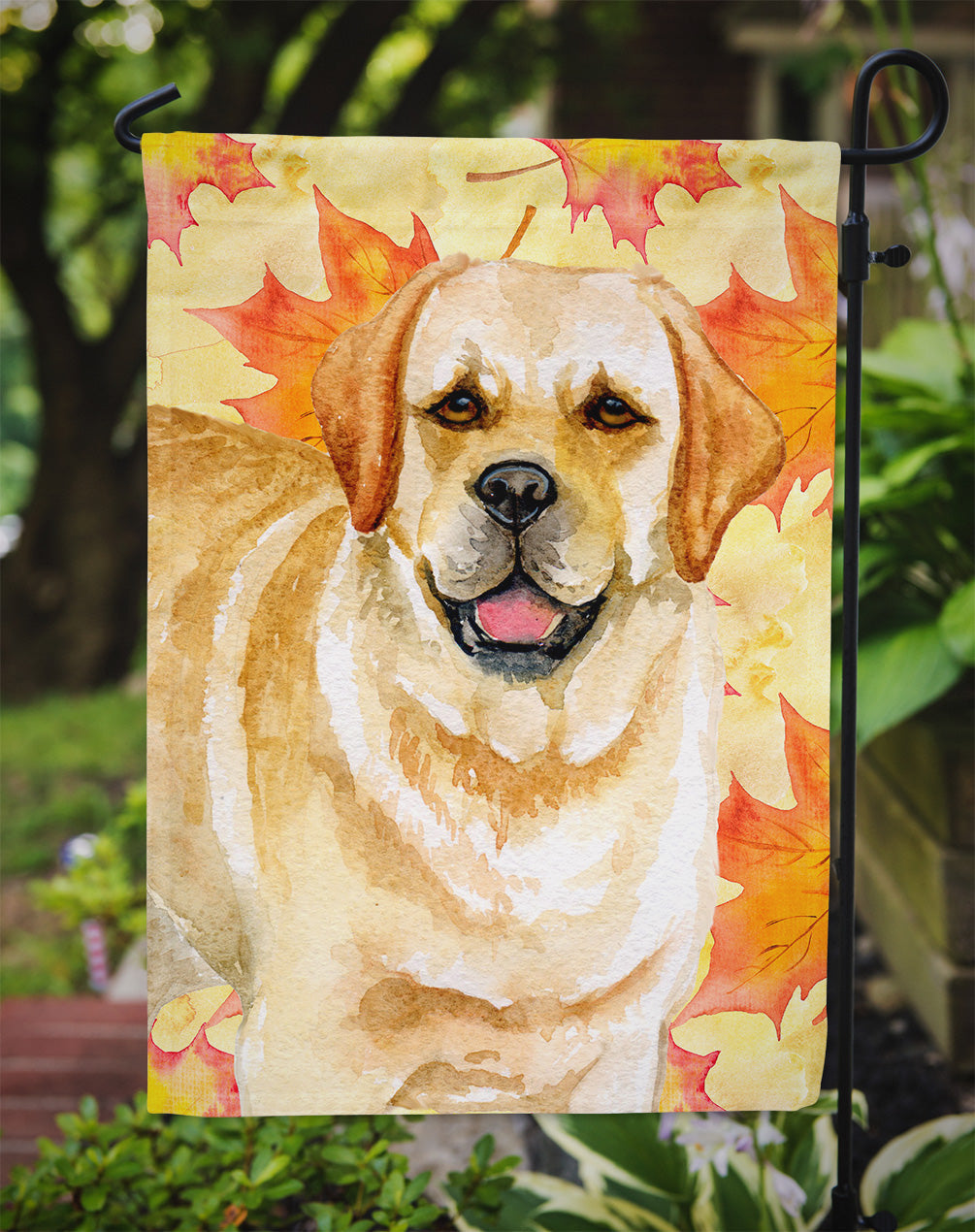 Golden Retriever Fall Garden Flag Mailbox Decorative Yard Banner Outside Patio Artwork for Flower Beds, Garden Size, Multicolor
