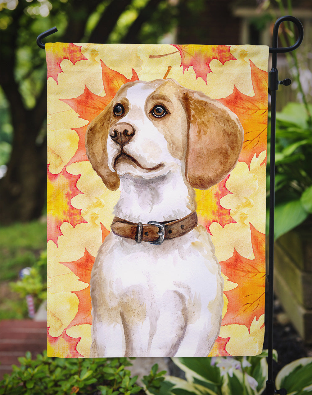 Beagle Fall Garden Flag Mailbox Decorative Yard Banner Outside Patio Artwork for Flower Beds, Garden Size, Multicolor