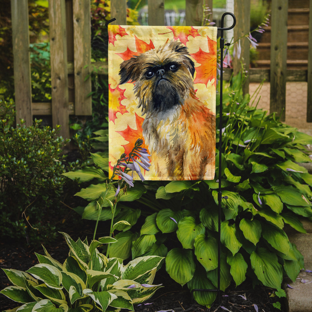 Brussels Griffon Fall Garden Flag Mailbox Decorative Yard Banner Outside Patio Artwork for Flower Beds, Garden Size, Multicolor