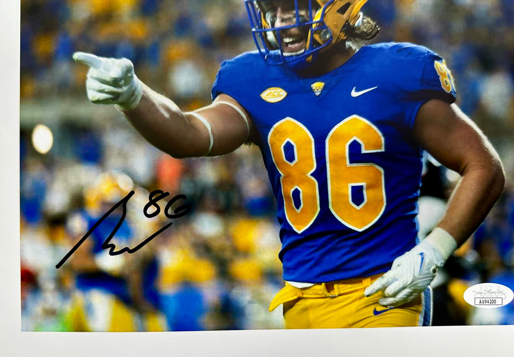 Gavin Bartholomew Signed PITT Pittsburgh Panthers 8x10 Photo With JSA COA