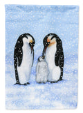 Penguin Family by Daphne Baxter Garden Flag Mailbox Decorative Yard Banner Outside Patio Artwork for Flower Beds, Garden Size, Multicolor