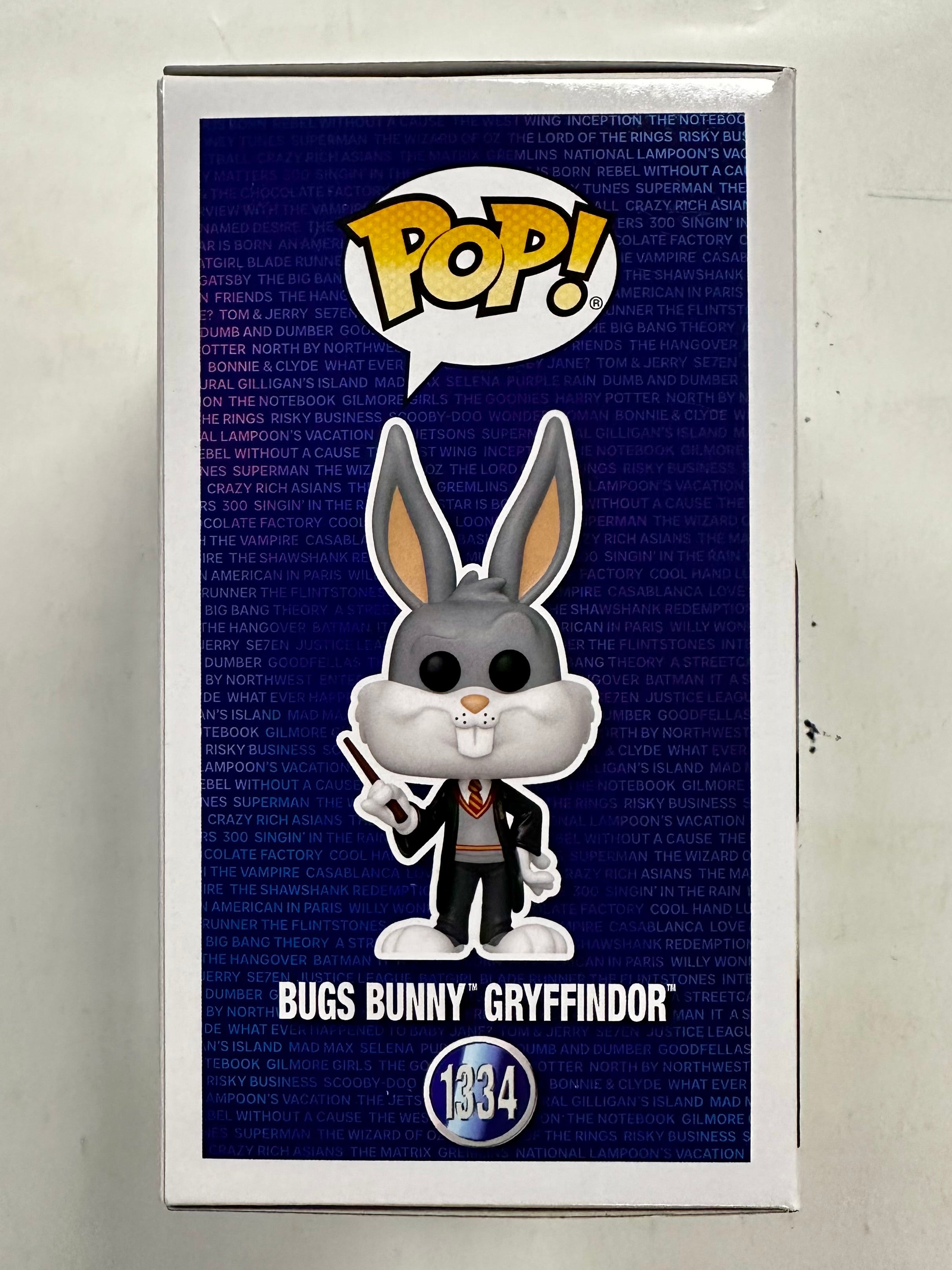 Funko Pop! Animation Gryffindor Bugs Bunny #1334 Looney Tunes X Harry Potter NYCC 2023 Fall Con Exclusive