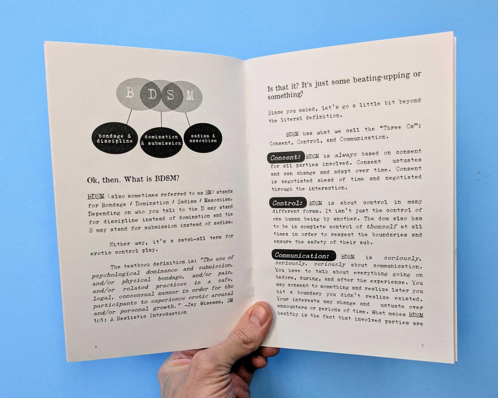 Zine - BDSM FAQ: Your Antidote to Fifty Shades of Grey