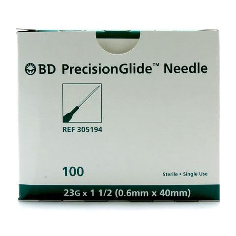 BD PrecisionGlide™ 23 G x 1-1/2" Hypodermic Needles - 305194