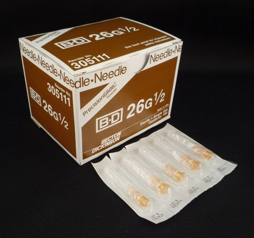 Substitute For BD PrecisionGlide™ 26 G x 1/2" Hypodermic Needles - 305111