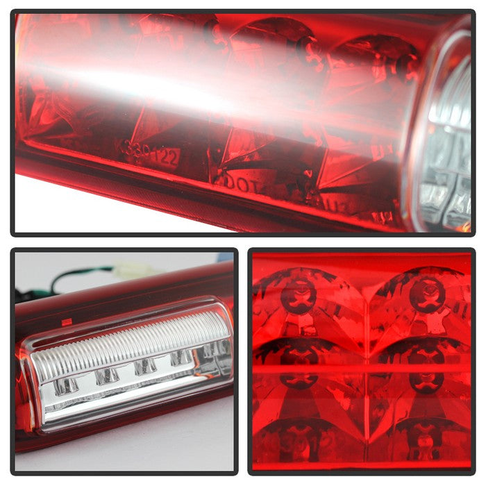 SPYDER Xtune Chevy Silverado 99-06 / GMC Sierra 99-06 LED 3rd Brake Light Red/Clear BKL-JH-CSIL99-LED-RC 9024962