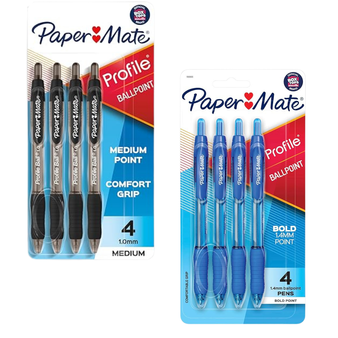 Paper Mate Profile Retractable Pens (4?pack, Medium Point)