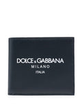 DOLCE & GABBANA Leather Mini Flap-Over Wallet