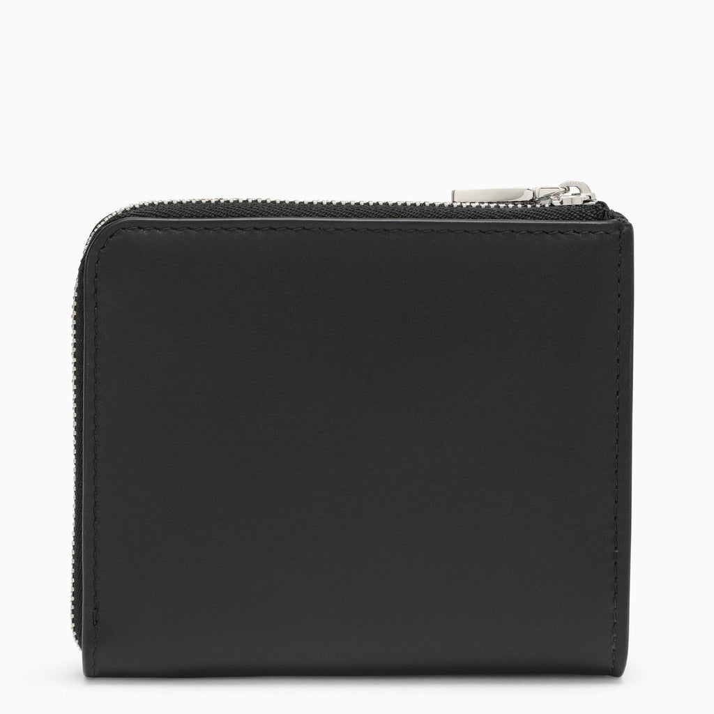 Dolce&Gabbana Black Leather Card Holder With Logoed Plaque