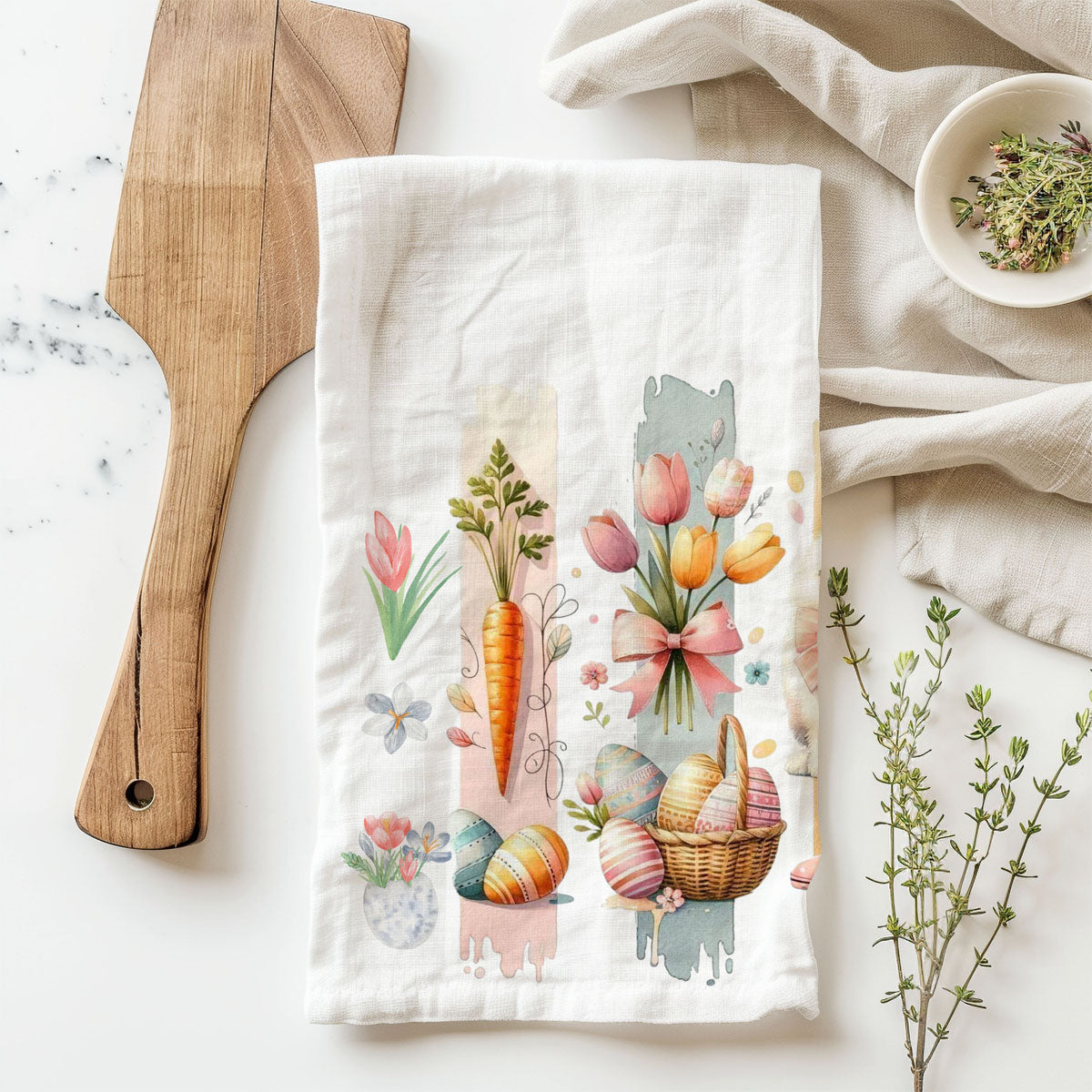 Brushstroke Spring Towel