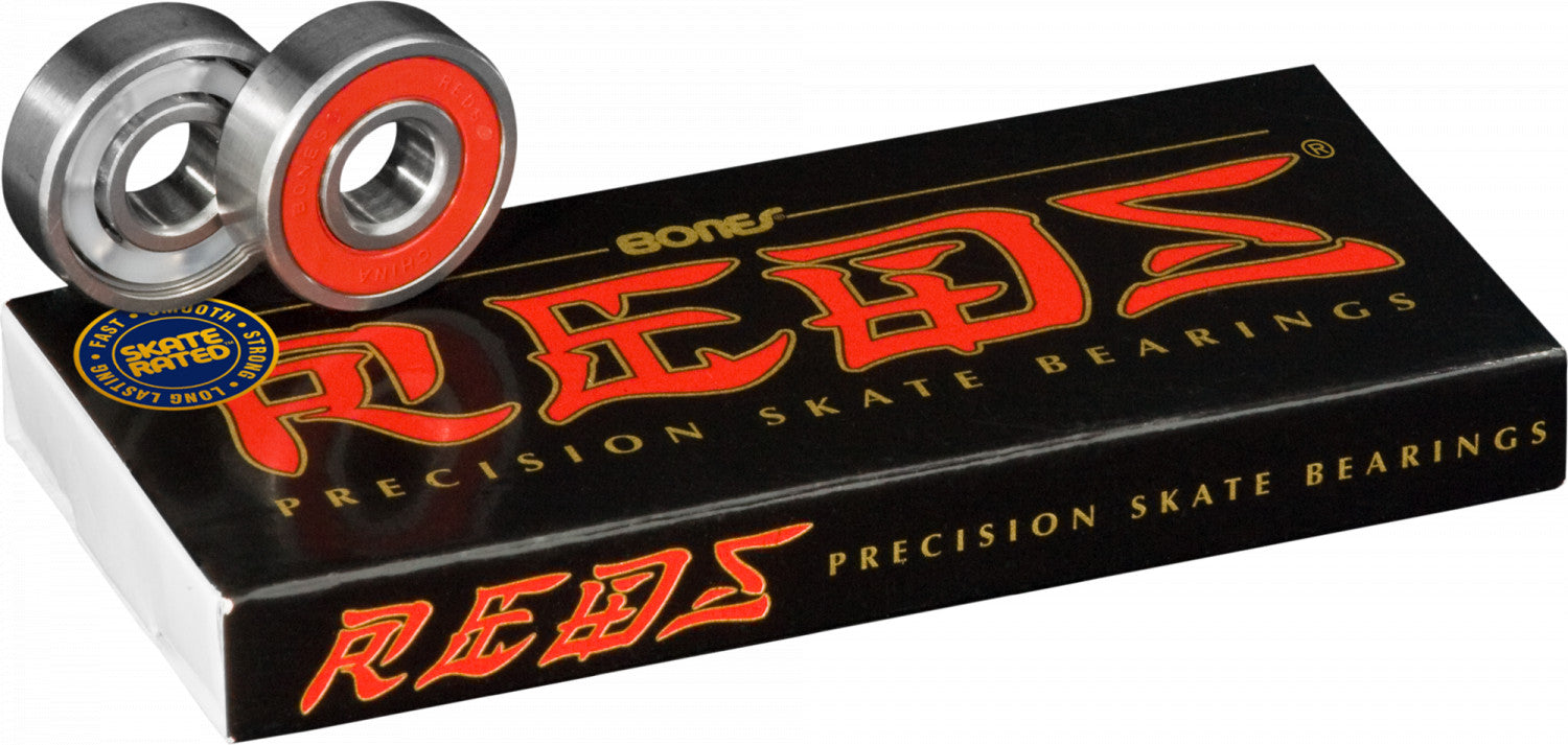 Street Plant "Street Scoundrels" 58mm 101a Skateboard Wheels + Bones Reds Bearings