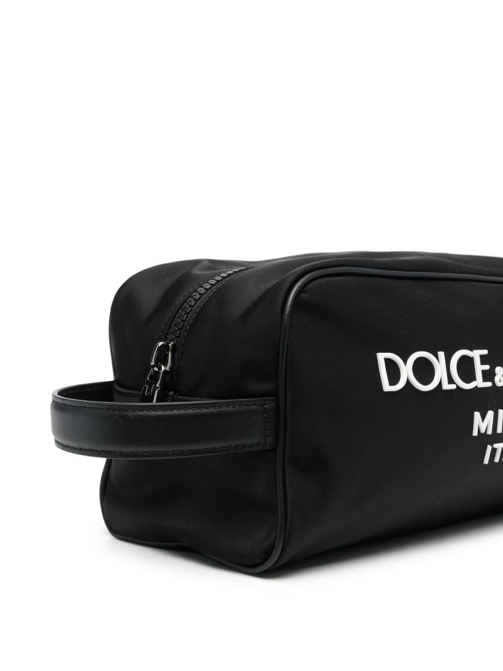 DOLCE & GABBANA Mini Logo-Print Nylon Beauty Bag