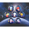 BTS x BT21 Minini Space Can Badge