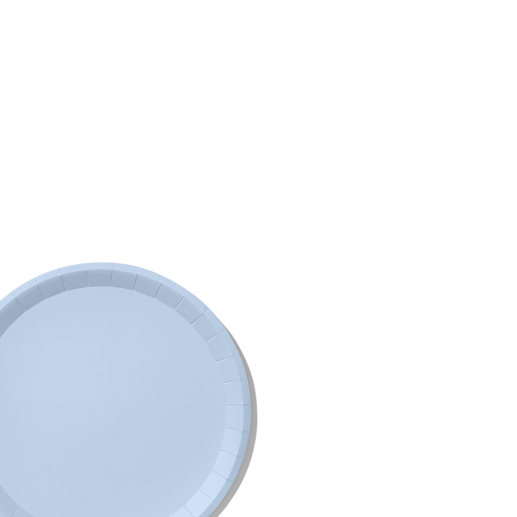 Pale Blue Classic Large Plates (10 per pack)